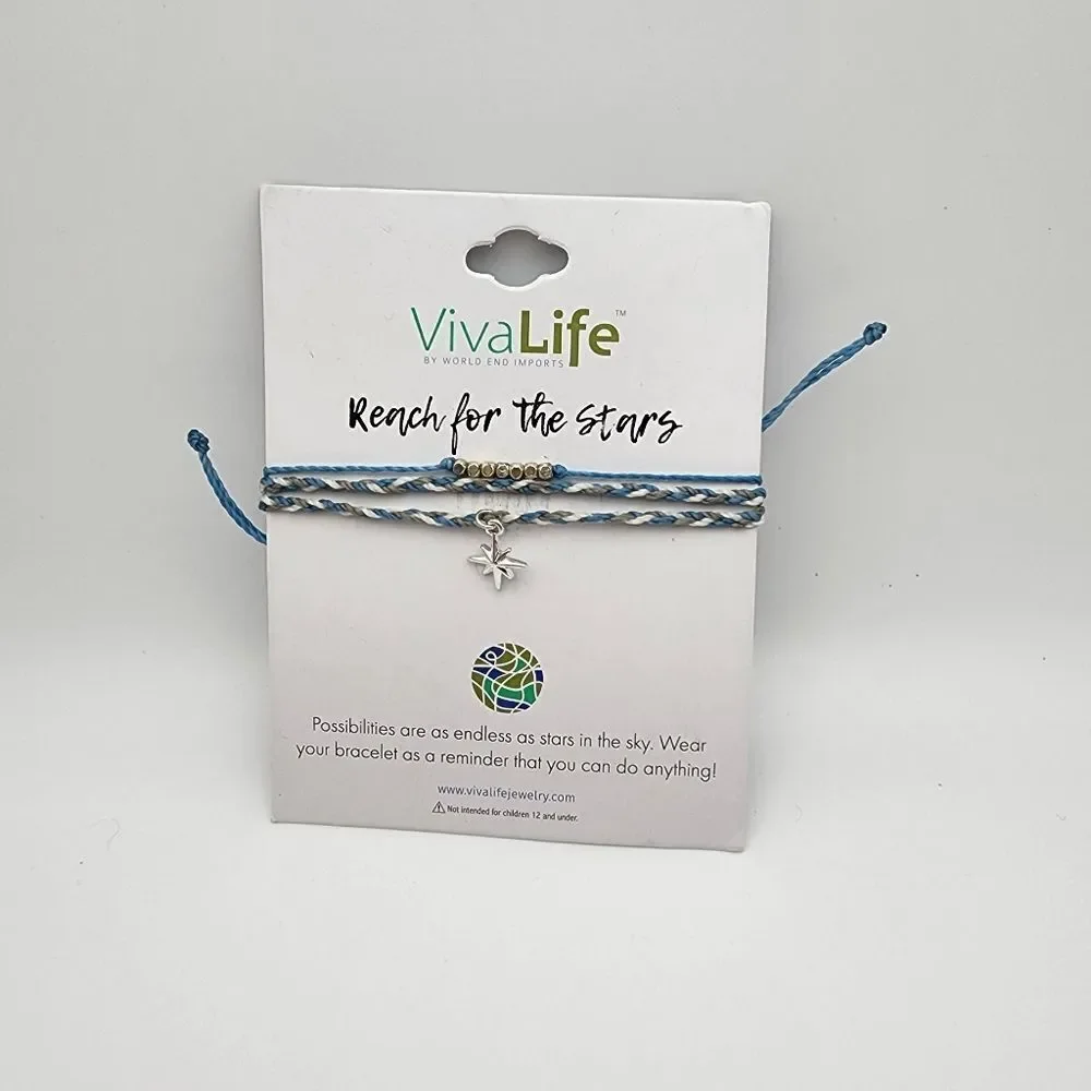 NWT Viva Life Reach foe the Stars Bracelet